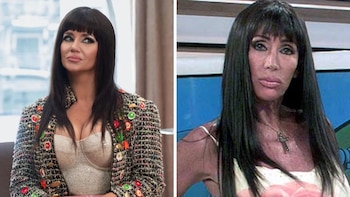 Griselda Siciliani encarna a Moria Casán en la etapa de mayor exposición televisiva, la de la frase que la define: "Estoy acá porque mi presencia jerarquiza la pista"