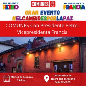 Comunes apoyará al Pacto /