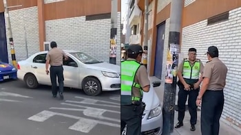 Policías fueron sorprendidos por su