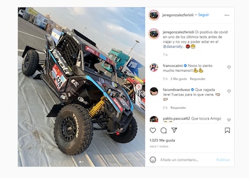 El posteo de Jeremías González