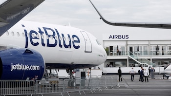 Un avión de JetBlue y