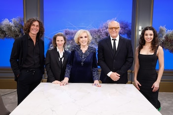 La mesaza de Mirtha de este 9 de mayo: Mariano Martínez, Elena Roger, Juan Leyrado y Fer Mettili