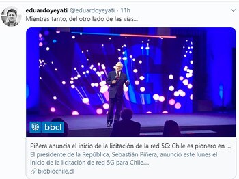 Chile lanzó 5G la semana