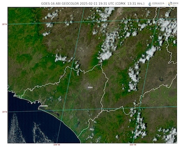 Imagen 2: GOES 16 ABI GEOCOLOR, 13:31 h (hora local).