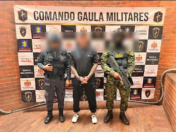 Gerley y Fabián Yepes López fueron capturados en Cali el 30 de agosto con fines de extradición a Estados Unidos por tráfico de cocaína - crédito Gaula Militar