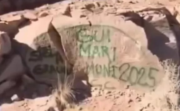 La Fundación Pro Montaña realiza operativos de limpieza en sitios naturales afectados por vandalismo en Mendoza