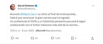 Faitelson dedicó un mensaje a