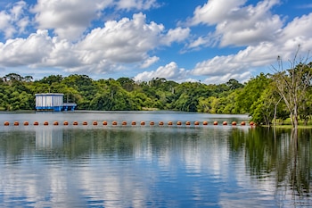 El embalse Alhajuela alcanzó 246.68 pies, después de recuperar 7.66 pies desde el 11 de septiembre. Tomada de la ACP