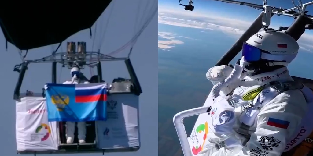 Un paracaidista se lanzó al vacío desde un globo a más de 11 mil metros y logró un nuevo récord mundial: "Salté desde la estratosfera