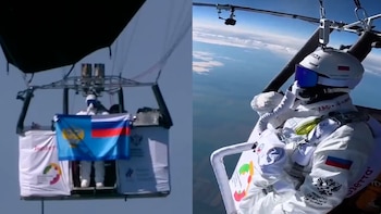 Un paracaidista se lanzó al vacío desde un globo a más de 11 mil metros y logró un nuevo récord mundial: “Salté desde la estratosfera”