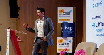 Luis, en el seminario organizado por el ISEP