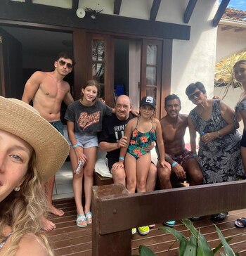 "Toda la familia junta", festejó