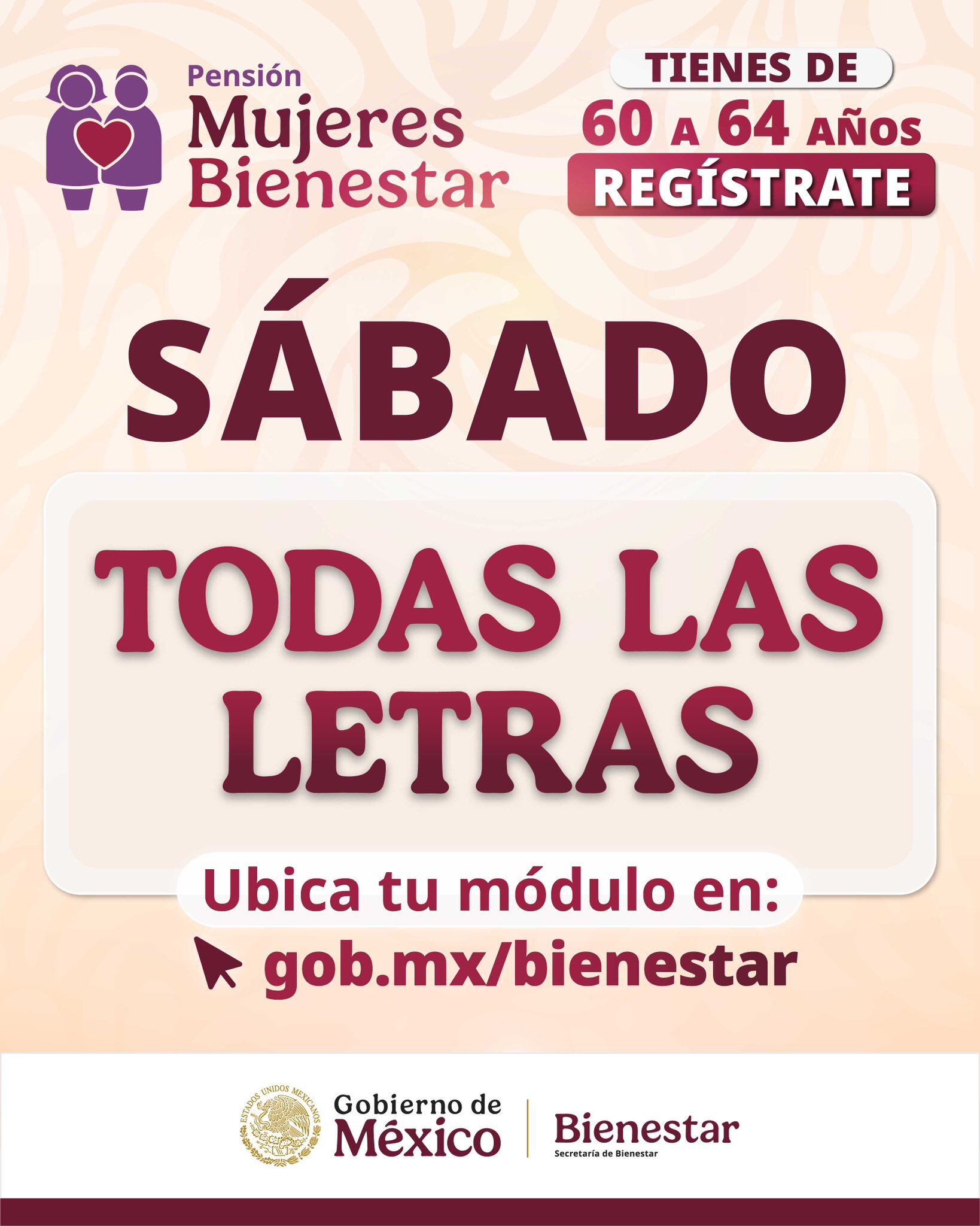El programa ofrece la oportunidad a todas las mujeres elegibles de 60 a 64 años de registrarse sin restricción por orden alfabético