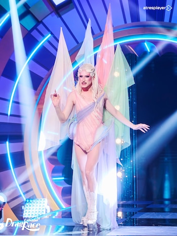 Liz Dust en la pasarela de 'Drag Race España 6'
