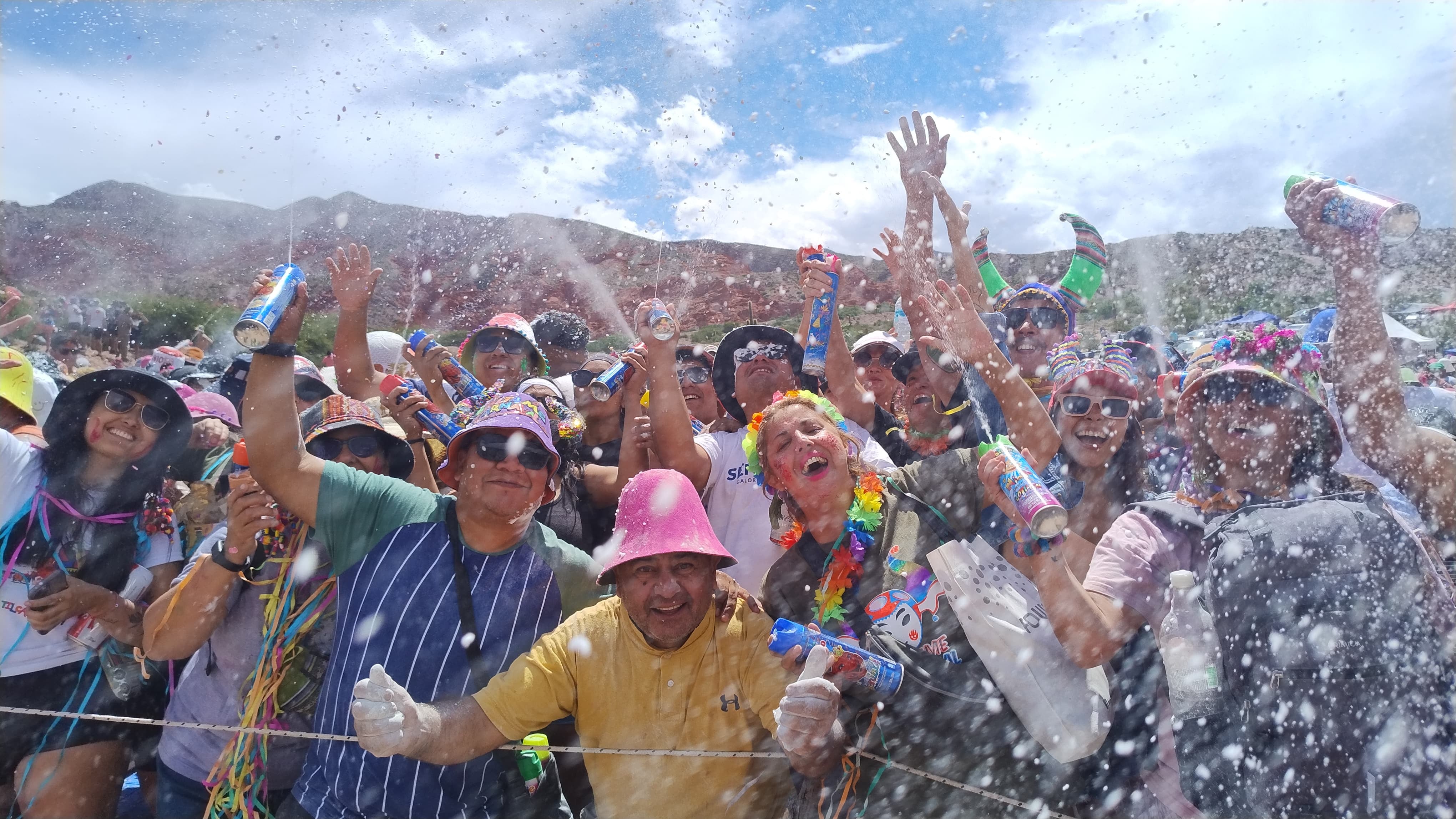 Durante Carnaval, varios sectores del pais como Jujuy, se destacan por desfiles, espectáculos artísticos y fiestas populares en el marco de los feriados nacionales - (Celeste Sawczuk)
