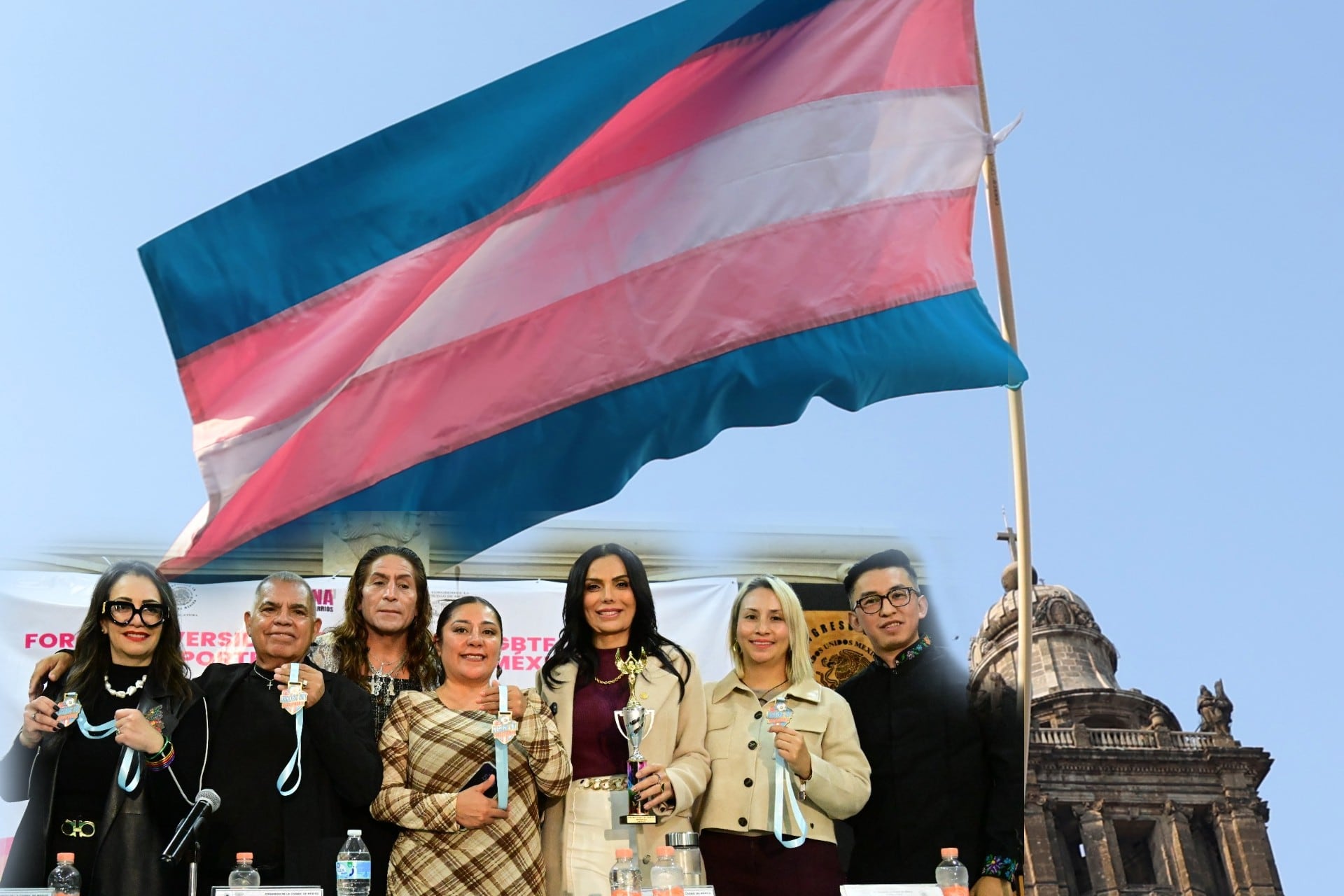 Las autoridades de la Ciudad de México reciben propuesta para instaurar un día internacional dedicado a combatir la LGTBIfobia en actividades deportivas. | Crédito: Composición fotográfica
