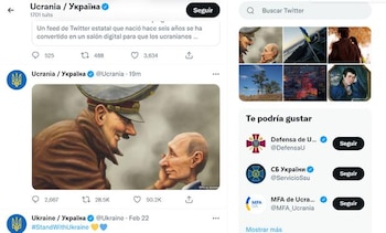 Caricatura de Adolf Hitler y