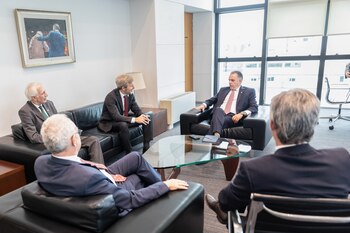 El presidente Yamandú Orsi recibe