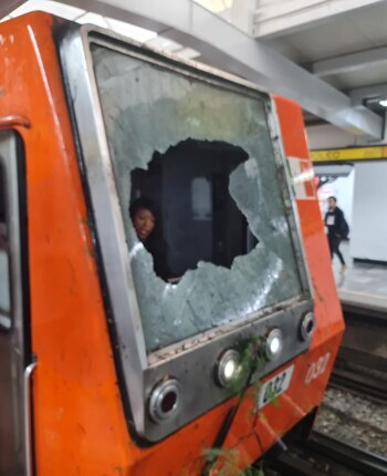 Así quedó el vagón de