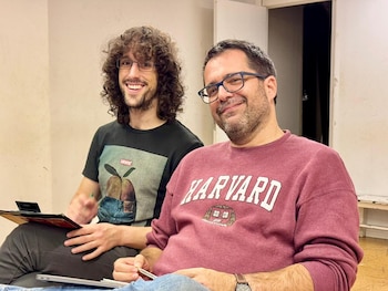 Edu y Jaime, profesores de comedia