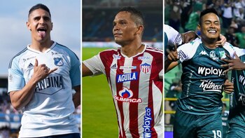 Millonarios, Junior y Deportivo Cali