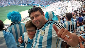 Sebastián Mascherano junto a su