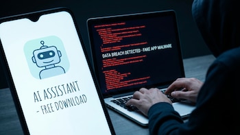 Cuidado con las aplicaciones falsas de IA: detectan 92.000 ciberataques con esta modalidad