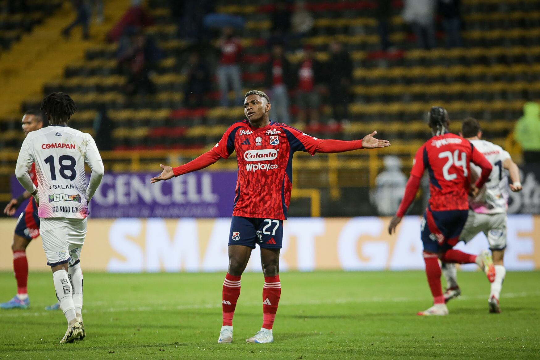 Independiente Medellín quiere clasificar en cuadrangulares en el clásico paisa contra Atlético Nacional - crédito Colprensa