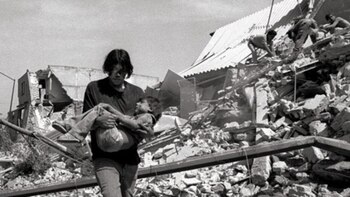 Cientos de personas quedaron aplastadas