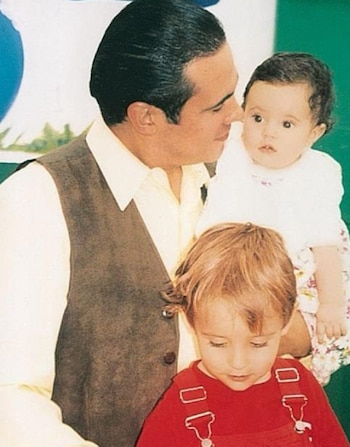Alejandro Ruiz junto a su hija Arantza Ruiz, participante de La Casa de los Famosos México