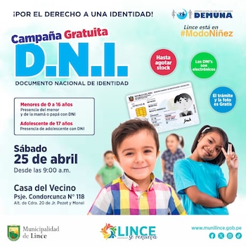 La campaña inicia a partir de las 9 horas - Créditos: Municipalidad de Lima.