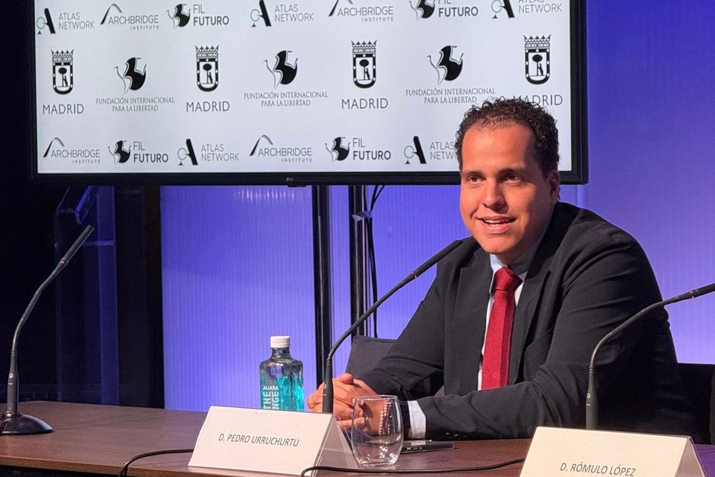 Pedro Urruchurtu, coordinador de Relaciones Internacionales de María Corina Machado y Edmundo González. (FIL)