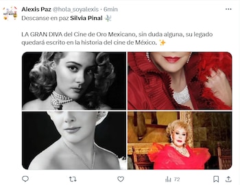 Usuarios reaccionan a la muerte