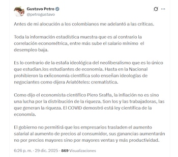 A minutos de anunciar la