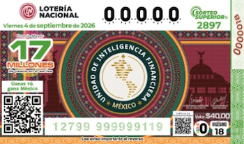 Créditos: Lotería Nacional