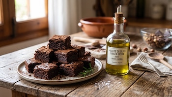 Aceite de oliva: el verdadero truco detrás de unos brownies de chocolate suaves y esponjosos