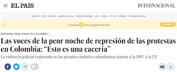 El País protestas 04-05-2021