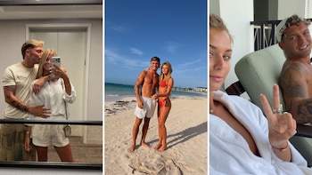 Las paradisíacas vacaciones de Ian Lucas y su novia Renata Mónaco en Jamaica tras oficializar el romance