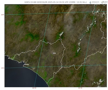 Imagen 2: GOES 16 ABI