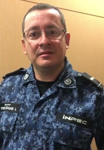 El mayor Édgar Iván Pérez,