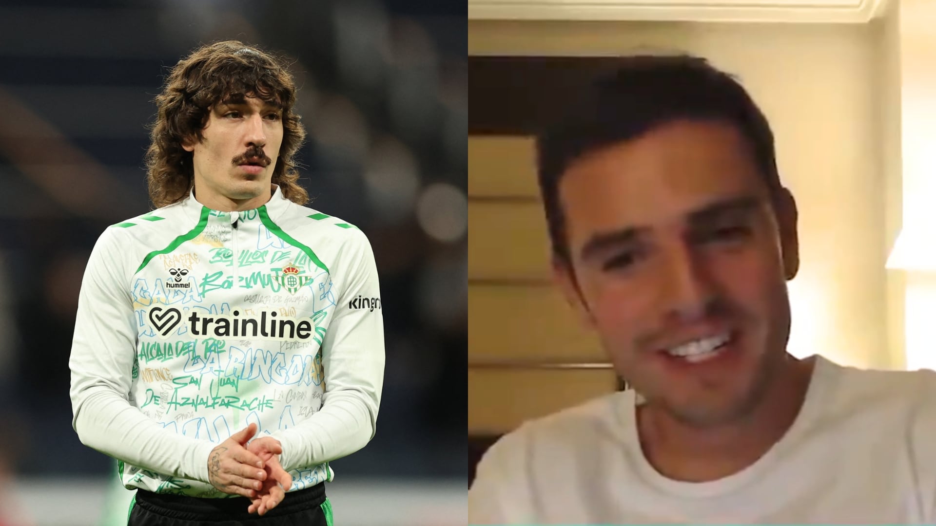 Denuncian al youtuber Iñaki Angulo por los comentarios homófobos contra Héctor Bellerín (Montaje Infobae)