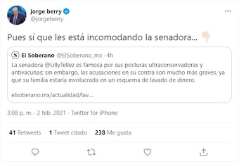 La senadora ha sido criticada