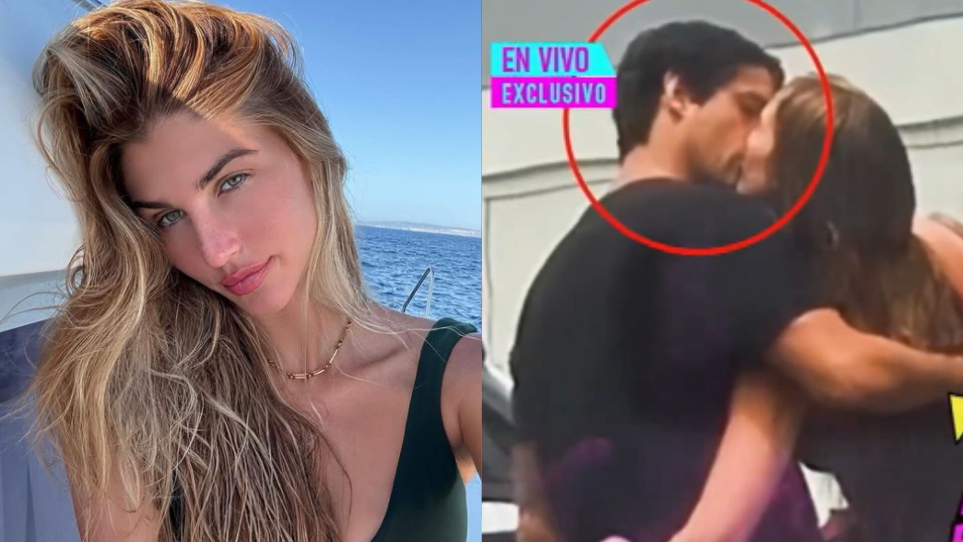 Alessia Rovegno rompe su silencio tras ser captada en besos con su nuevo novio. CAPTURA DE TV: AMOR Y FUEGO