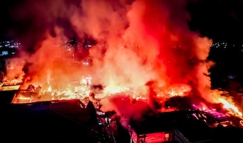 Tres víctimas del incendio en