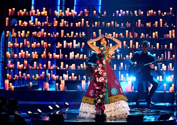 La cantante Ángela Aguilar será