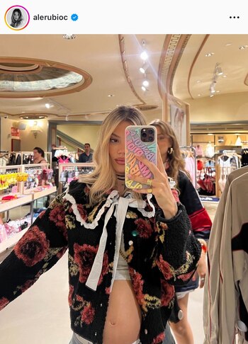 Alejandra Rubio en una publicación