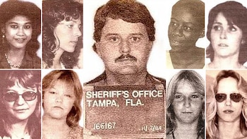 Algunas de las diez víctimas