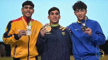 Ángel Barajas ya había sumado una medalla de plata en el concurso individual completo del Campeonato Panamericano - crédito @OlimpicoCol/X