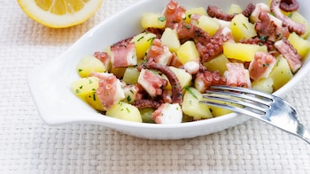 Ensalada templada de pulpo y