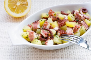 Ensalada templada de pulpo y